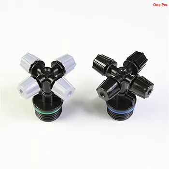 

1/2" Plant Misting Systems Micro 4 Way Mist Watering Sprinkler For Agriculture Lawn Irrigation Humidification and dust removal