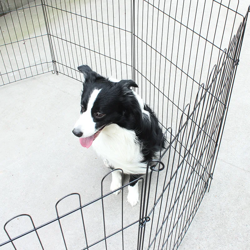 Окрашенный проволочный забор для домашних животных складной собак