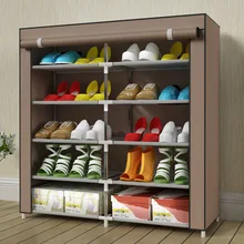 5-ти слойной-10-сетка из нетканного полотна большой органайзер для обуви Съемный ящик для хранения обуви для домашней мебели шкаф для обуви