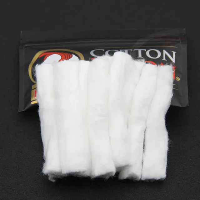 Gold Version Vape Cotton Fit RDA RTA Atomizer Tank Coil Wick Vaporizer Vape Pen Prebuilt Coil