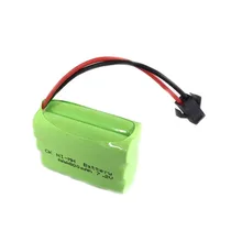 Прочный двухэтажный аккумулятор 7,2 V 800mAh 6x AAA Ni-MH RC для лодка с дистанционным управлением, автомобильные игрушки с зажимом