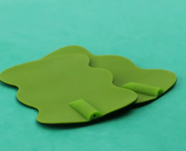 eight type green Silicon rubber tens unit pain relief electrode padsin