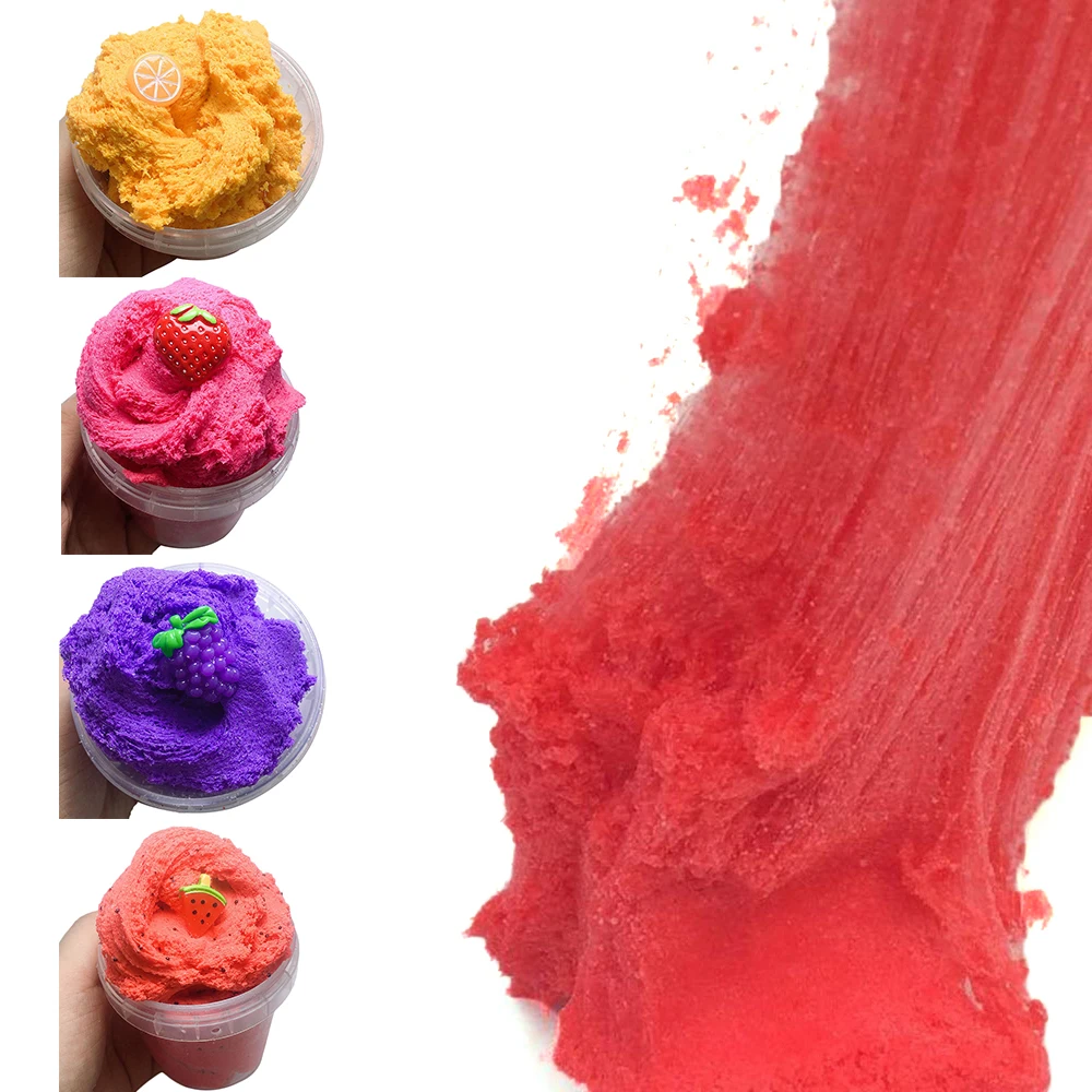 

Fluffy Foam Slime Clay Color Mixing Cloud Slime Magic Clay Squishy Scented Stress Kids Toy Sludge Cotton Mud Toys Plasticine
