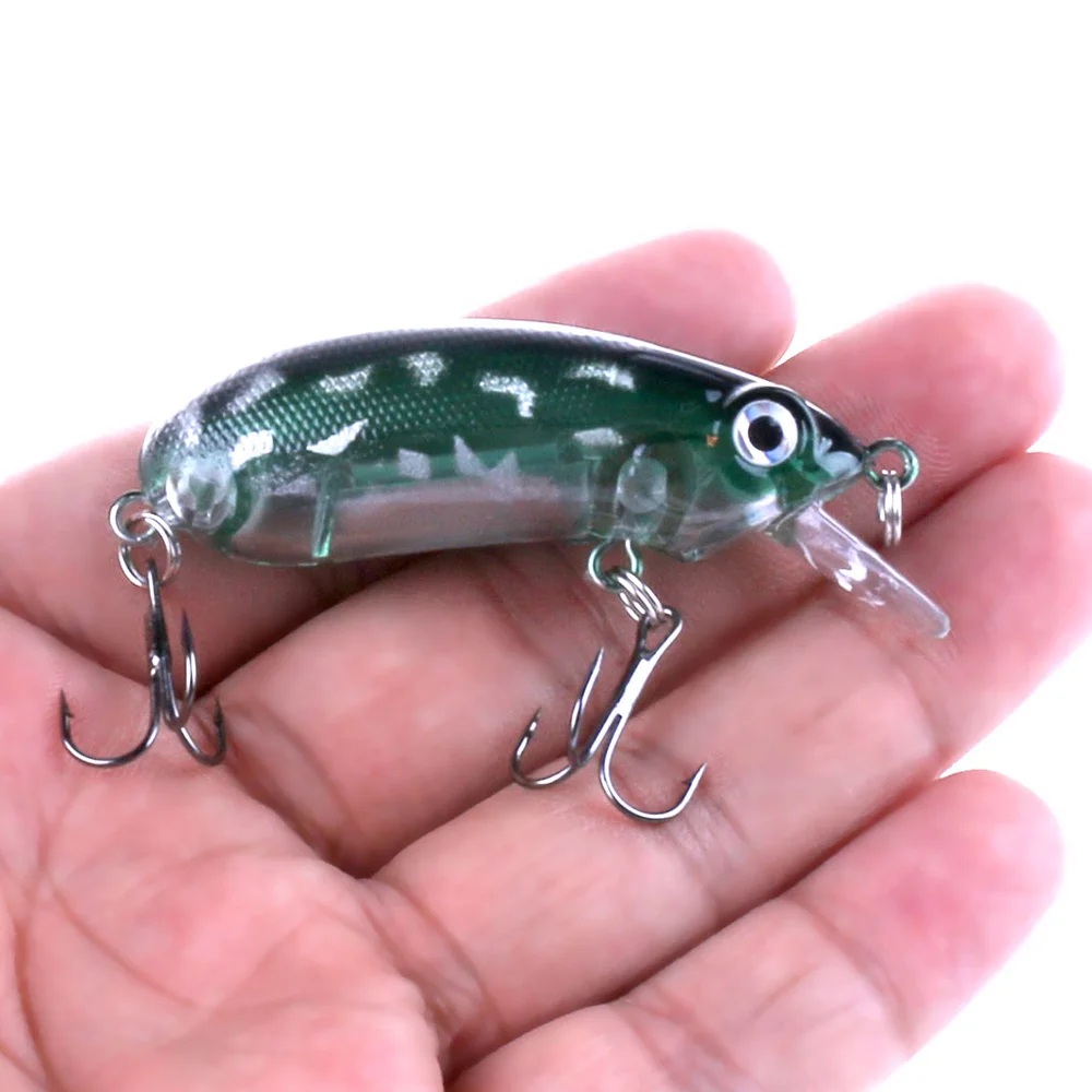 Hengjia Minnow рыболовные приманки 48 шт./лот воблер жесткая искусственная приманка бас