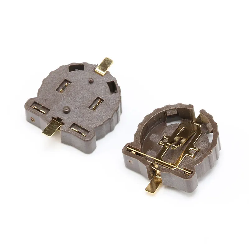 20pcsLOT CR1220 button battery holder 3V button battery holder SMD package plating temperature (2)