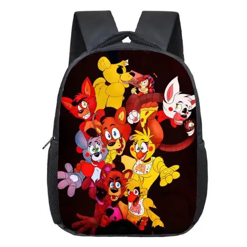 12 дюймов Детские пять ночей на рюкзаки с принтом Фредди аниме Fnaf рюкзак для мальчиков и девочек школьные сумки детский школьный рюкзак мини Повседневный Рюкзак