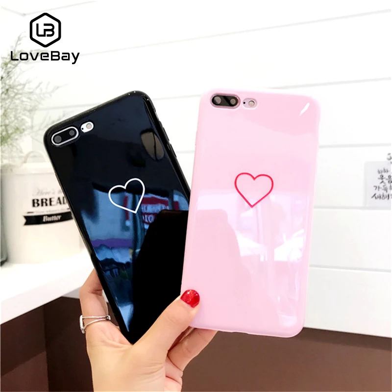 Чехол для телефона Lovebay iPhone 6 6s 7 8 Plus X XR XS Max Модный мягкий ТПУ чехол с изображением