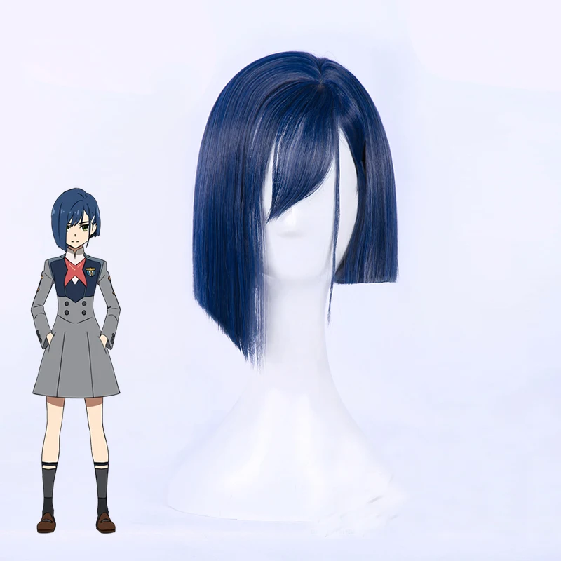 DARLING in the FRANXX 015 Ichigo аксессуары к костюму для косплей короткие синие женские