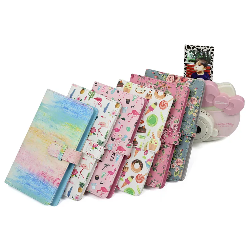 

96 Pockets PU Leather Instant Photo Album Picture Case for Fujifilm Instax Mini8/9/7s/7C/25/70/90 3 inch Mini Film Photo Album