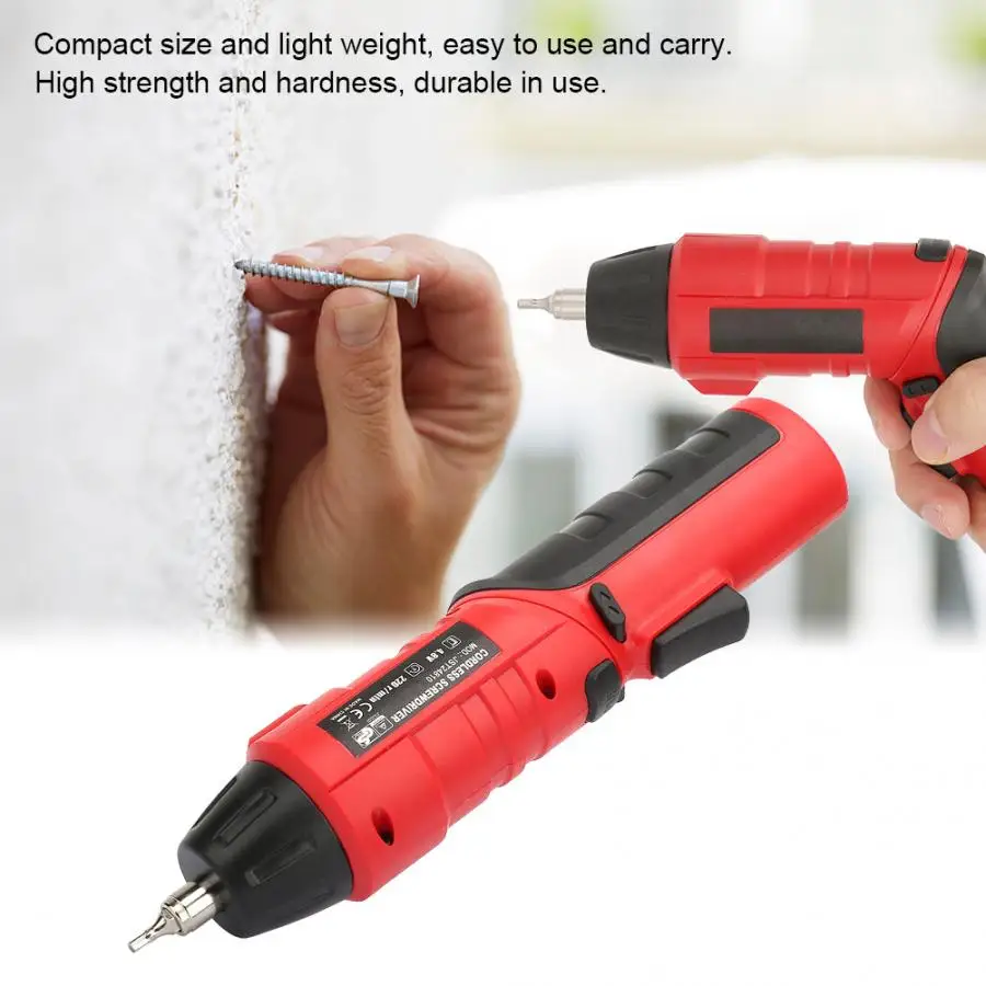 

Power Tool Multi-functional 4.2V Rechargeable Electrical Cordless Screwdriver Tool Set EU Plug 220-240V Herramientas Electricas
