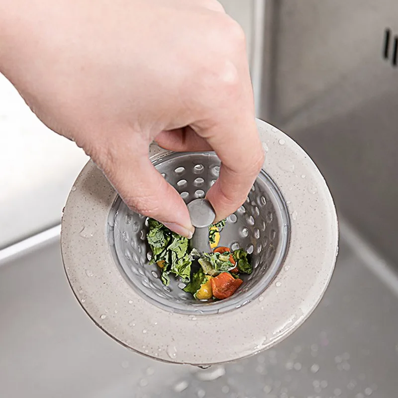 Urijk практичный кухонный фильтр для канализации дренажные присоски для ванной раковины инструмент для волос Силиконовый Фильтр для канализации кухонная посуда
