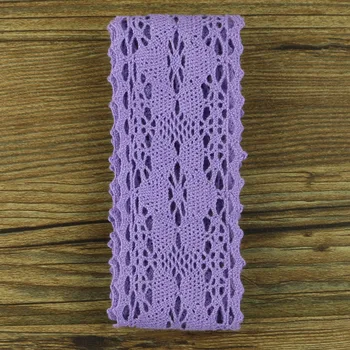 

color Hot Sale Cotton Lace Roll Ribbon Knit Adhesive Tape Sticker Craft Decoration Fabric