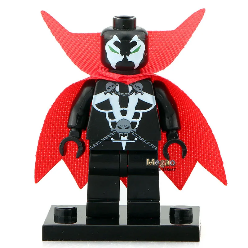 

The Spawn with Red Cloak PG053 Classic Comic Characters Single Sale Superheros Building Block Best Children Toy