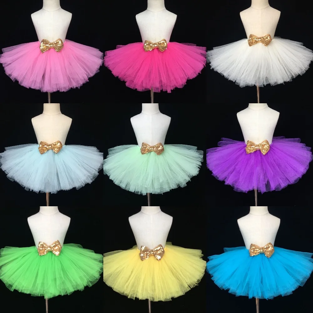 Baby Tutu Skirts Infant Toddler Ballet Tulle Tutus Pettiskirts