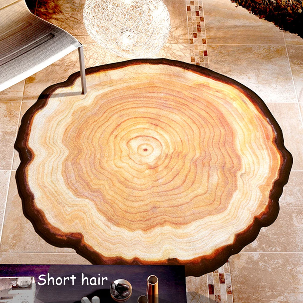 Beige Yellow Round Area Rug Tree Ring Design Carpet Beige Yellow Round Area Rug Tree Ring Design Carpet Large For Bedroom Rugs Living Room 6 Feet Inch In From Home Garden On