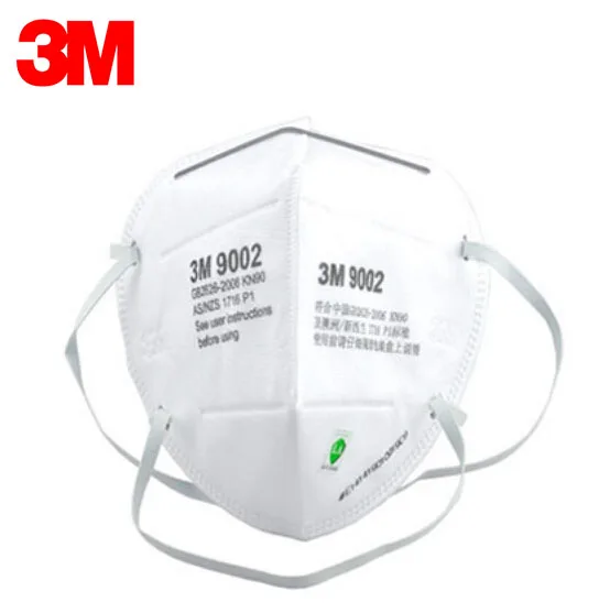 3 м 9002 5 шт./лот нетоксичные удобные белые складные маски от пыли PM2.5 респиратор анти-туман маски KN90 стандарт LT023