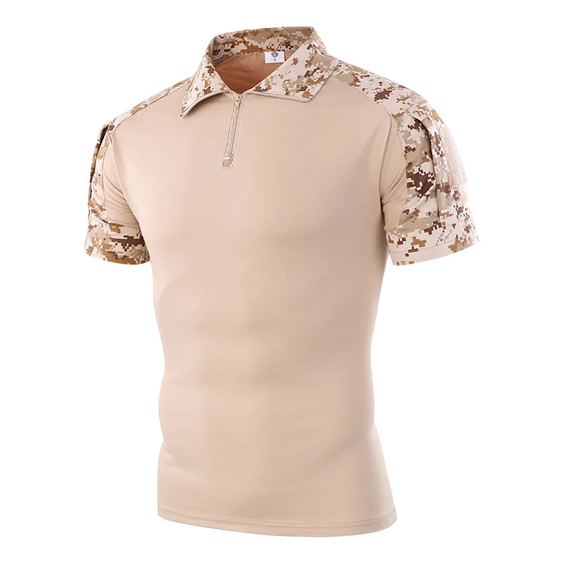 Военные Для мужчин s Камуфляжный костюм лягушки короткий рукав бренд хлопок жира тонкий Повседневное Тактический футболка Для мужчин Training