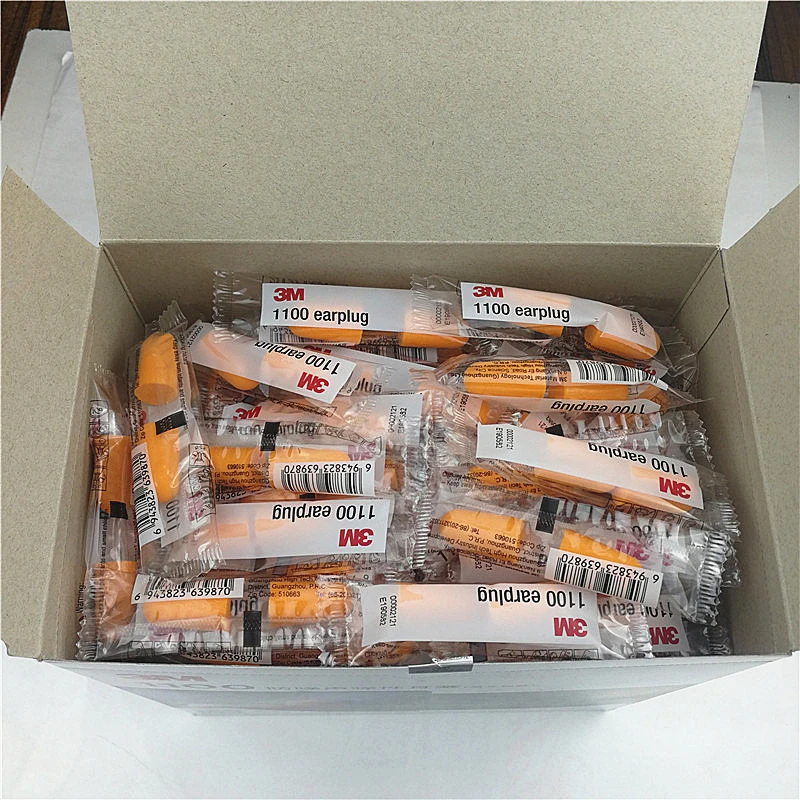 3M 1100 одноразовый пенопластовый шумоподавитель|noise reducer|3m 1100earplugs foam |