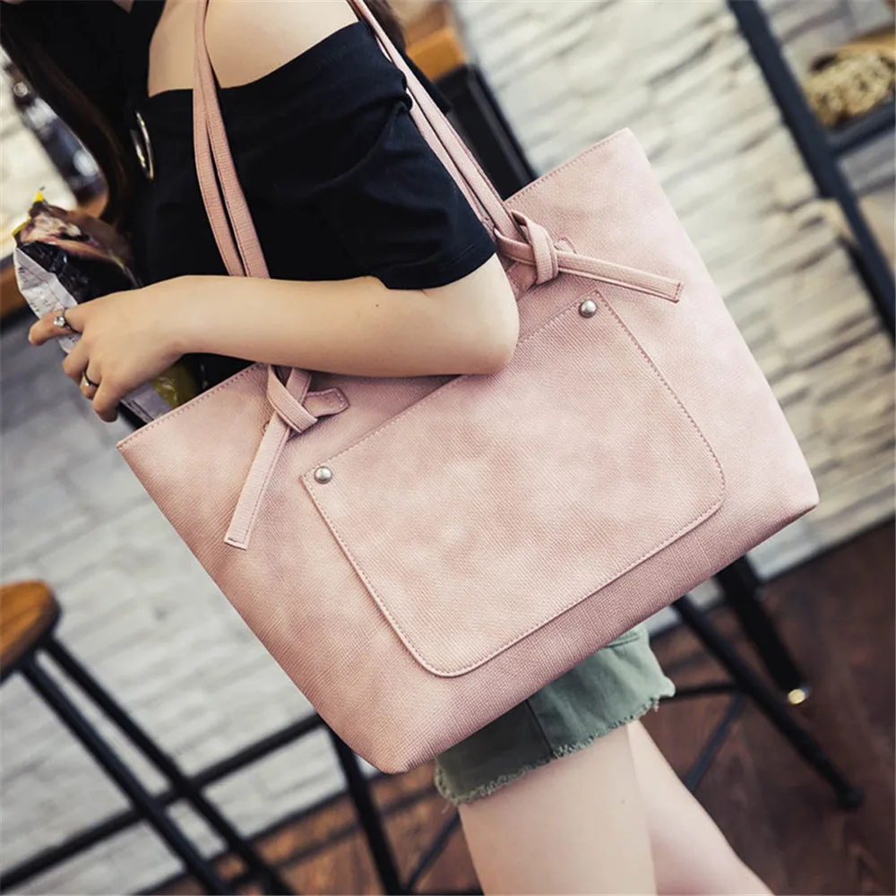 

Women PU Leather Handbag Totes Brief Shoulder Bags Large Capacity Luxury Handbags Composite Bag Designer Handbags SS0013