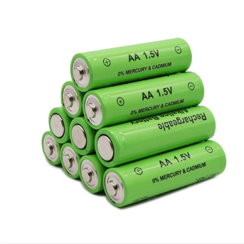 2~ 20 шт./лот бренд AA перезаряжаемая батарея 3000mah 1,5 V Новая Щелочная перезаряжаемая батарея для led светильник игрушка mp3