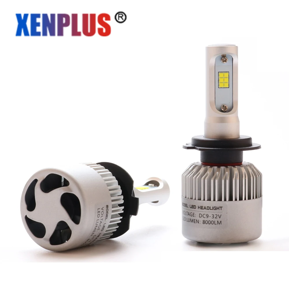 Xenplus Супер Яркий H7 Led H4 Лампа H1 H3 H11 H13 Hi/Lo H10/HB3/9005 9006/HB4 9007/HB5 CSP чипы дальнего и