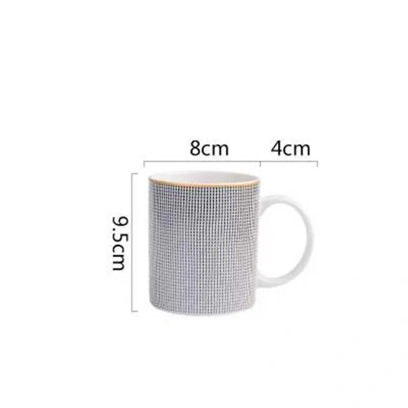 Простая Современная абстракция Геометрическая керамическая кружка офисная кофейная чашка Европейский стиль чашка для любителей завтрака детская чашка для молока X1602