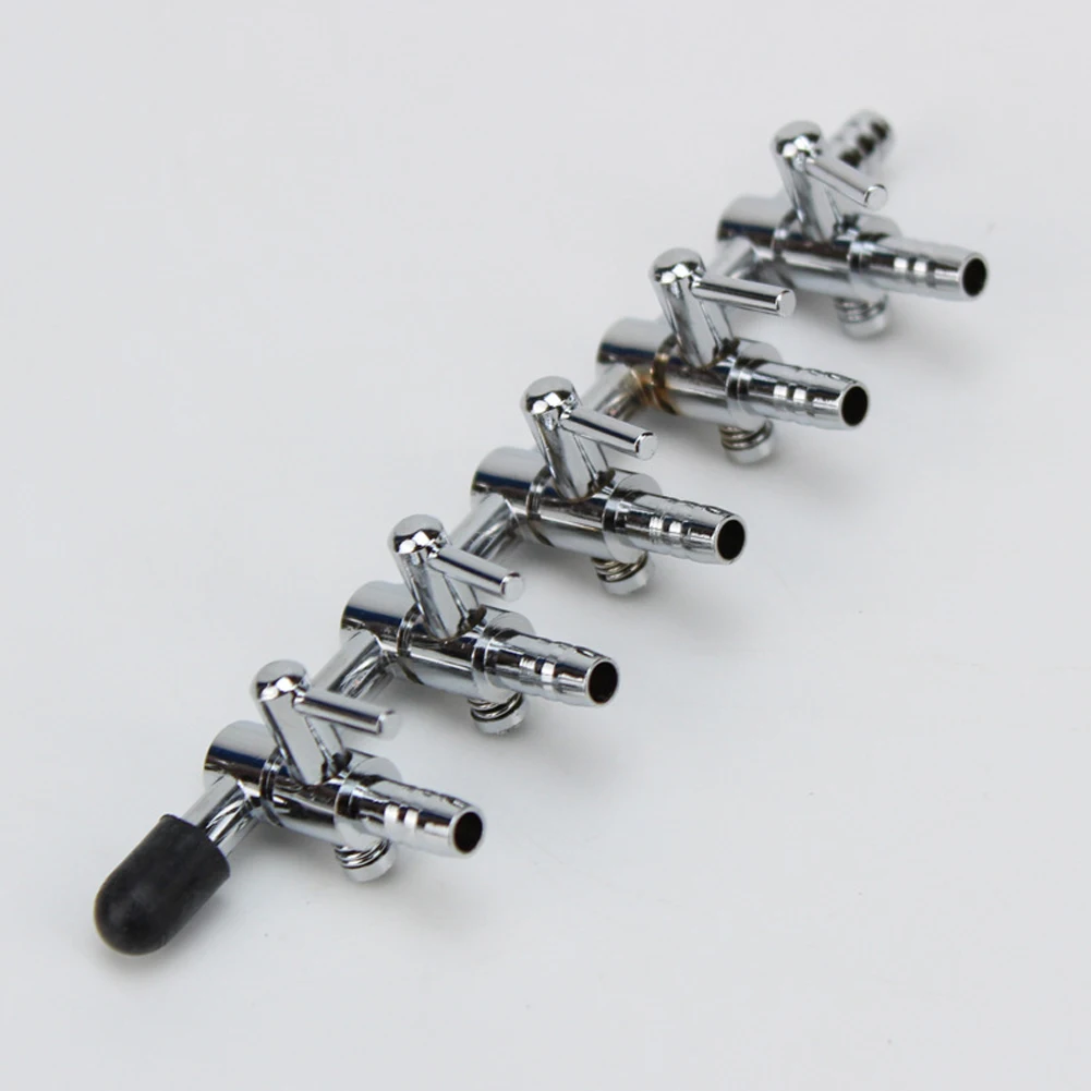 

Stainless Steel Fish Tank Accessories Lever Distributor Aquarium Air Flow Control Durable Splitter Oxygen Pump