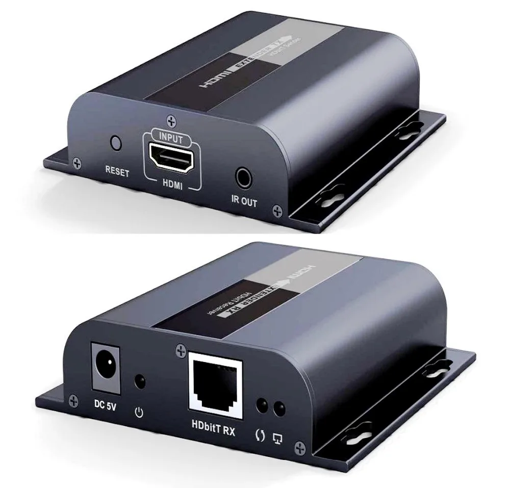 До 120 м с ИК LKV 383 V3.0 HDbitT HDMI 1080P удлинитель Ретранслятор LAN через RJ45 Cat5e/Cat6|extender