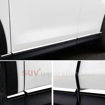 

Stainless Steel car-styling Accessories CAR Auto Side body molding Cover Trim 8pcs for Mazda CX-5 CX5 2017 2018