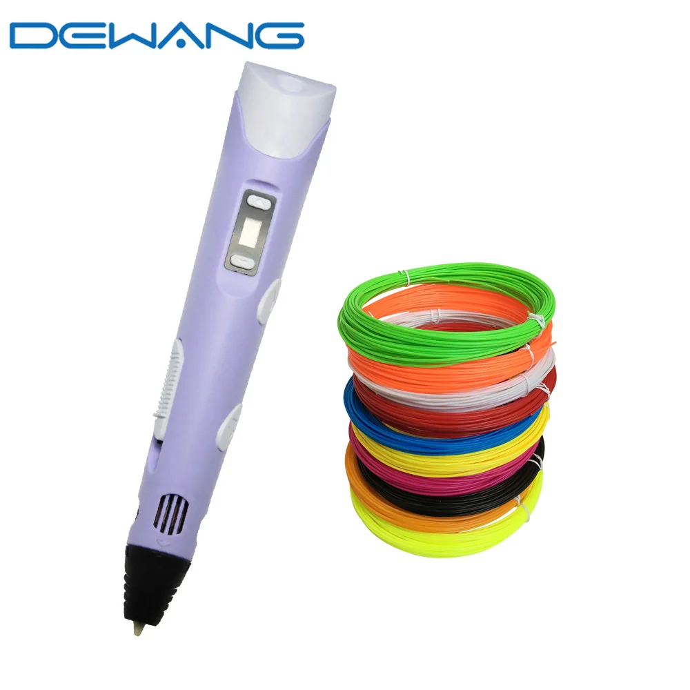 

DEWANG Creativity 3 d Printing Pen 100m ABS PLA Filaments Magic Drawing Pen for Kids Children Birthday Creative Gifts 3d Handles