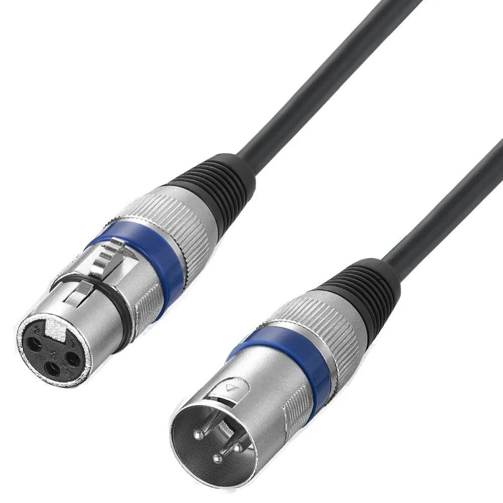Кабель Bochara 3Pin XLR Папа мама аудиокабель для микрофона микшера 1 м 8 3 4 5 6 7 10 15 20 м|audio