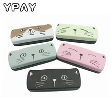 Небольшой свежий мультфильм кошка Творческий очки коробка близорукие линзы студенческие очки коробка анти-давление солнцезащитные очки получить