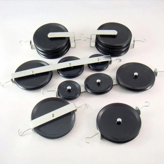 Pulley Double In Line ,triple Pulley ,educational Equipment ,laboratory Glassware ,physic Lab