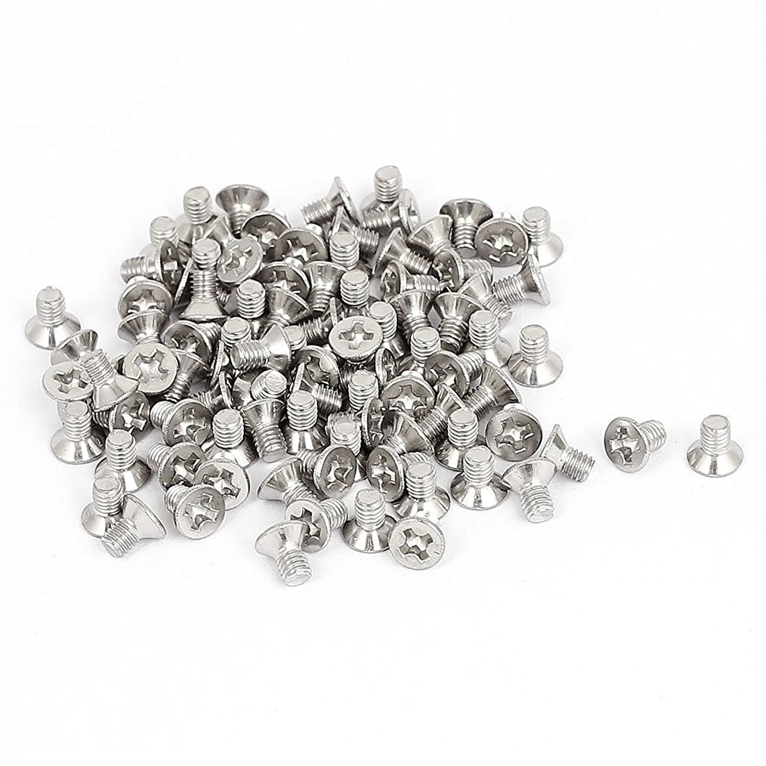 

M3 x 5mm Cross Flat Head Countersunk Bolts Machine Screws 100Pcs