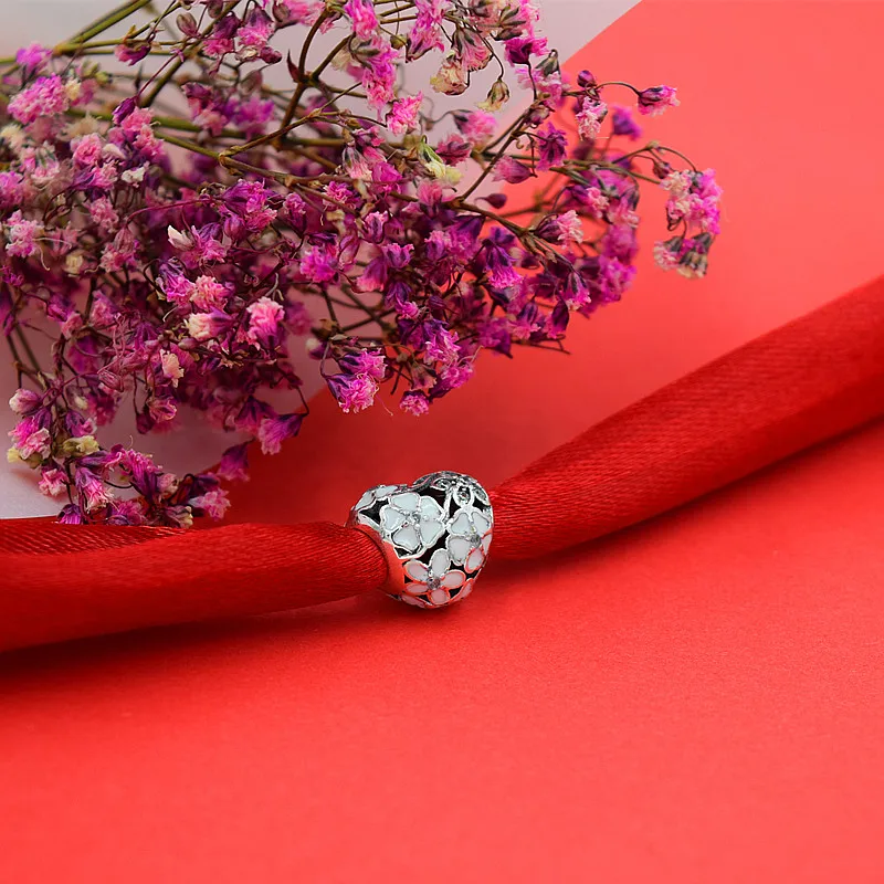 Для изготовления украшений вручную цветы diy Бусины Fit pulseira pandora Браслет Подвески