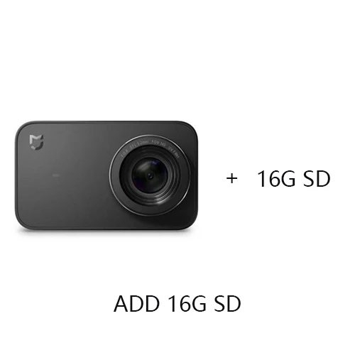 Xiaomi Mijia Mini 4K 30fps Action 7 стеклянный объектив шесть осей EIS 145 градусов ультра широкий угол с 2,4 дюймовым сенсорным экраном - Цвет: Set 2