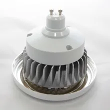 AR111 QR111 ES111 светодиодный светильник 15 Вт Вход AC110-240V DC12V прожектор удара света ампулы G53 теплый белый/холодный белый dimmable