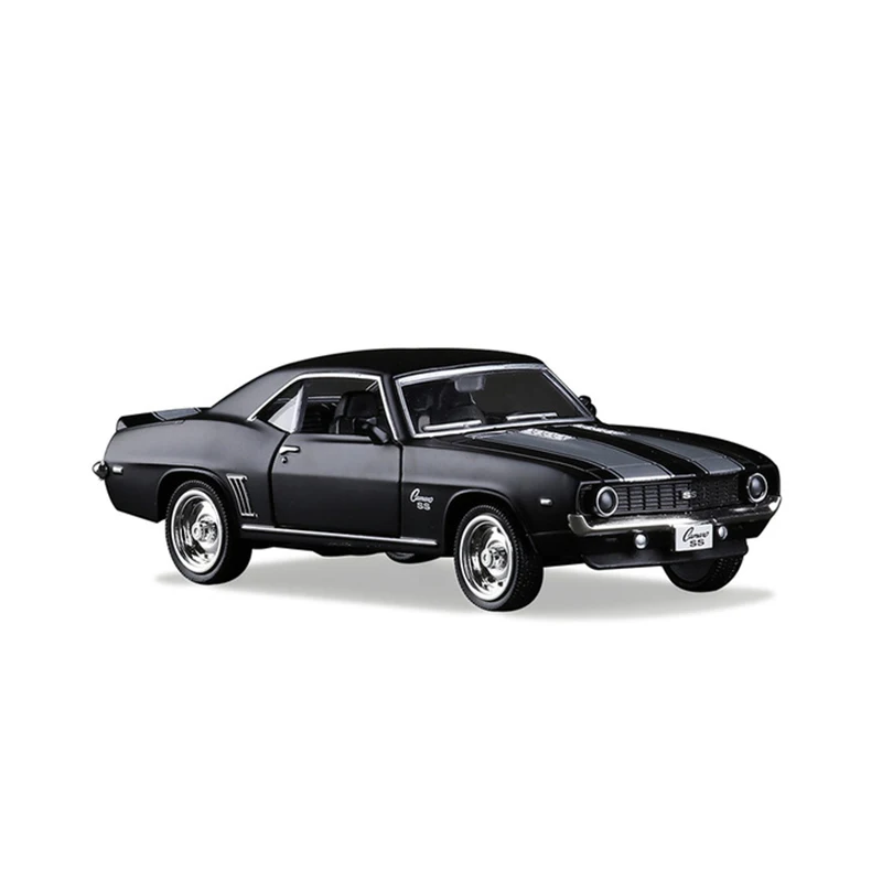 Имитация игрушечного автомобиля Camaro SS 69 в масштабе 1:36 копия мини из сплава
