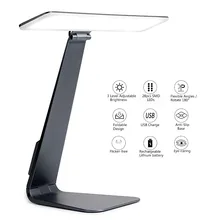 Ультратонкая портативная лампа для защиты глаз светодиодный Настольный светильник 3 режима модная USB заряжающаяся настольная лампа Smart Touch складной ночник