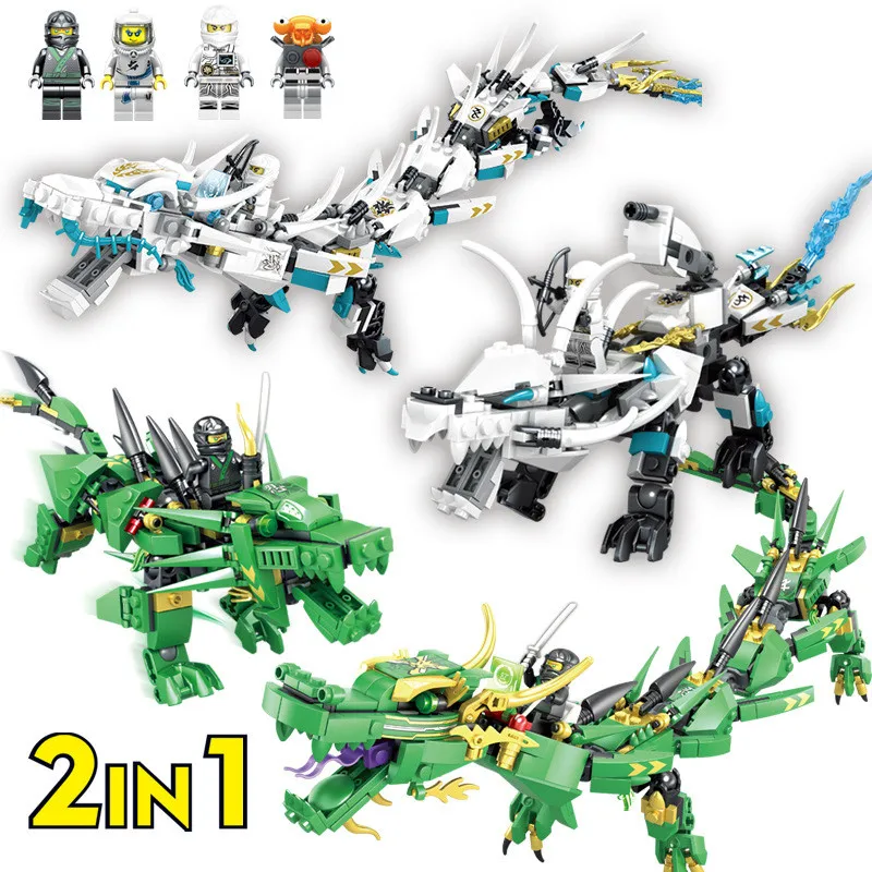 

Boys Toys Ninja Building Blocks Dragon Knight Models & Action Figures set DIY Assembly Educational Toys for Children gift