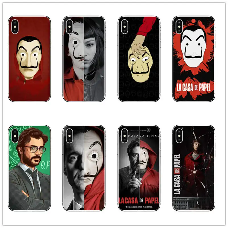 

SPAIN TV La Casa De Papel Phone Case Silicone for Apple IPhone 6S 5S SE 5 6 7 8 Plus X XR XS MAX Cases UrsulaCorbero Cover Coque