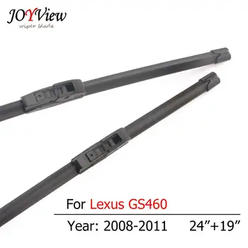 

S410 Car Windshield Wiper Blade for Lexus GS460 2008 2009 2010 2011 Hook Type Auto Wipers 24 + 19 inches 2pcs a set