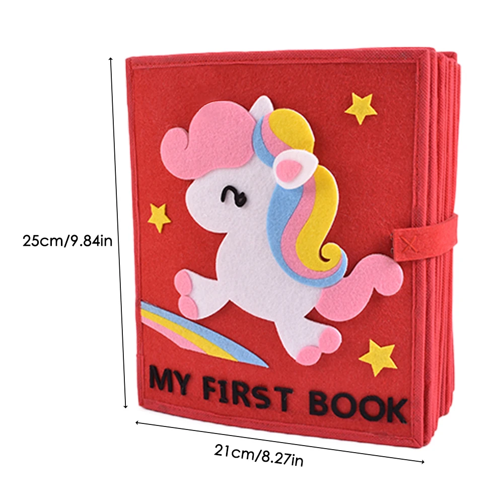 Pacote de Material Primeiro Livro Crianças Pano Silencioso Não-tecido Conjunto Educação Precoce Montessori Iluminação Faça Você Mesmo Quebra-cabeça Livros Meu 6 Weddings & Events