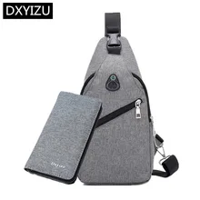 DINGXINYIZU small crossbody bags for men messenger bags mini sling chest bag set one shoulder travel bag pack male long wallet DINGXINYIZU small crossbody bags for men messenger bags mini sling chest bag set one shoulder travel bag pack male long wallet