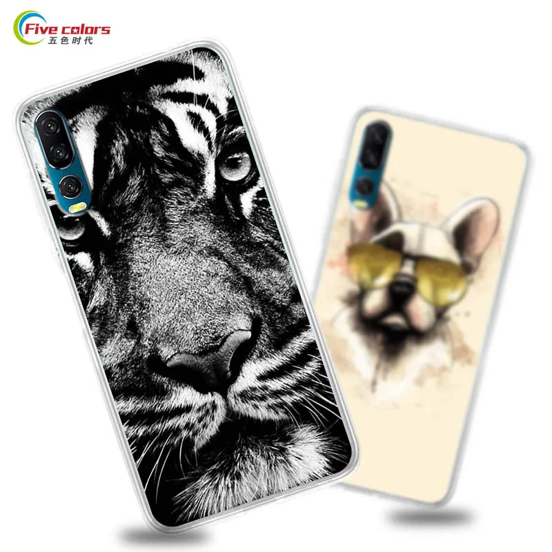 

For Funda Elephone A5 Case 6.18" Cool Design Printed Shell Luxury Soft Silicone TPU Cover for Elephone A5 Lite Phone Cases