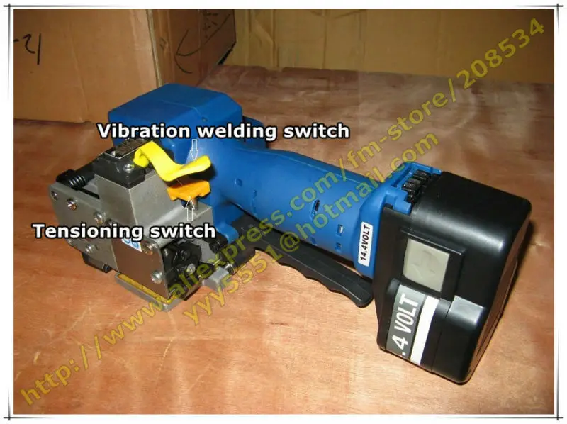110V Europe Plug  Z323-19MM Electric &Portable Plastic&PP&PET  Strapping Tool,Battery Powered Plastic Carton Box Strapper