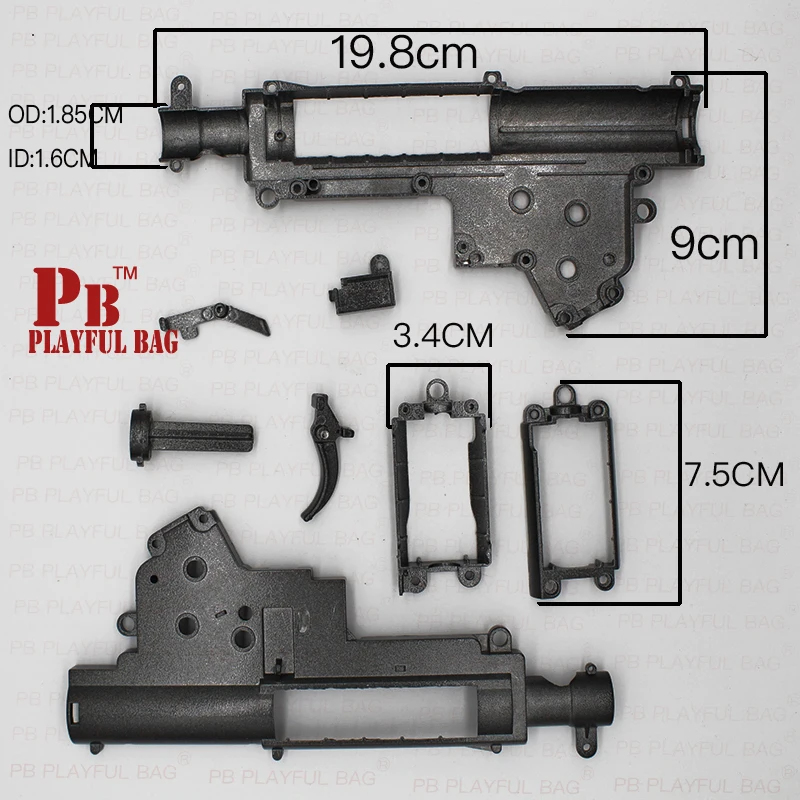 PB игривый мешок Открытый тактика обновления материала волна коробка оболочки гелевый мяч пистолет или шрам v2/MP5V2/UMP 45/jinming 8 M4A1 gen
