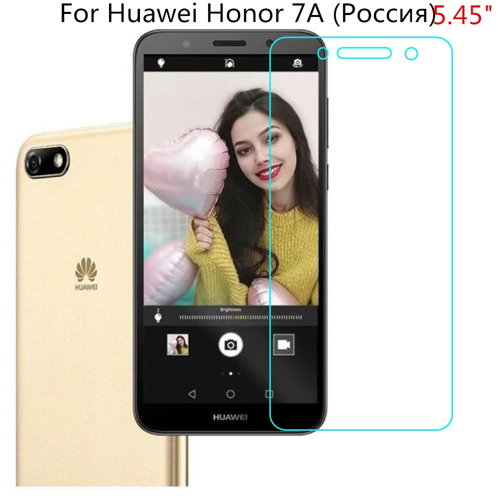 Закаленное стекло для Honor 7A защитная пленка экрана 5 45 9H Защитное Huawei Dua L22|Защитные