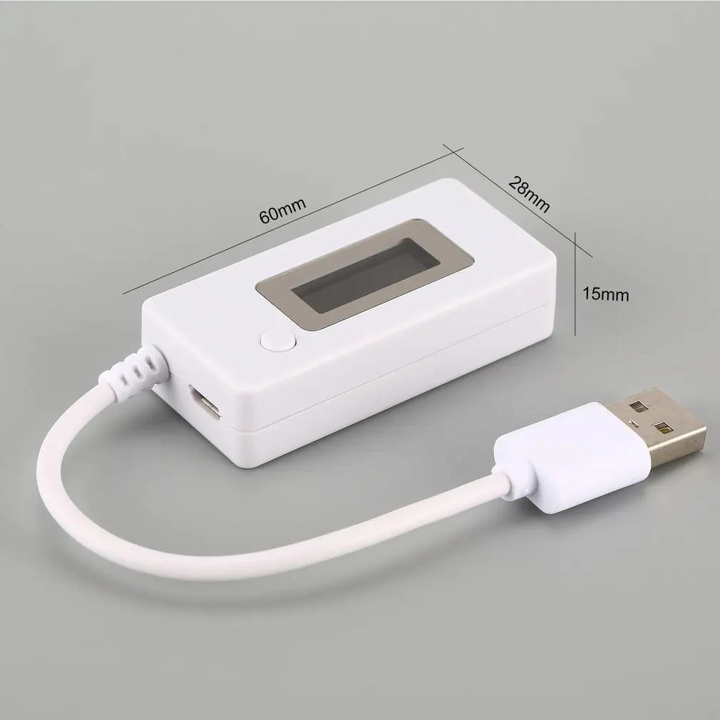 Цифровой USB зарядка доктор емкость батареи напряжение тока тестер Измеритель