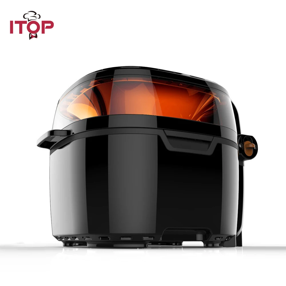 ITOP большой объем 10 л воздушные фритюрницы для пиццы курицы картофеля фри без